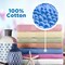 5-Pack: Super Absorbent 100% Cotton 54" X 27" Bath Towels